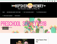Tablet Screenshot of hipsterhenry.com